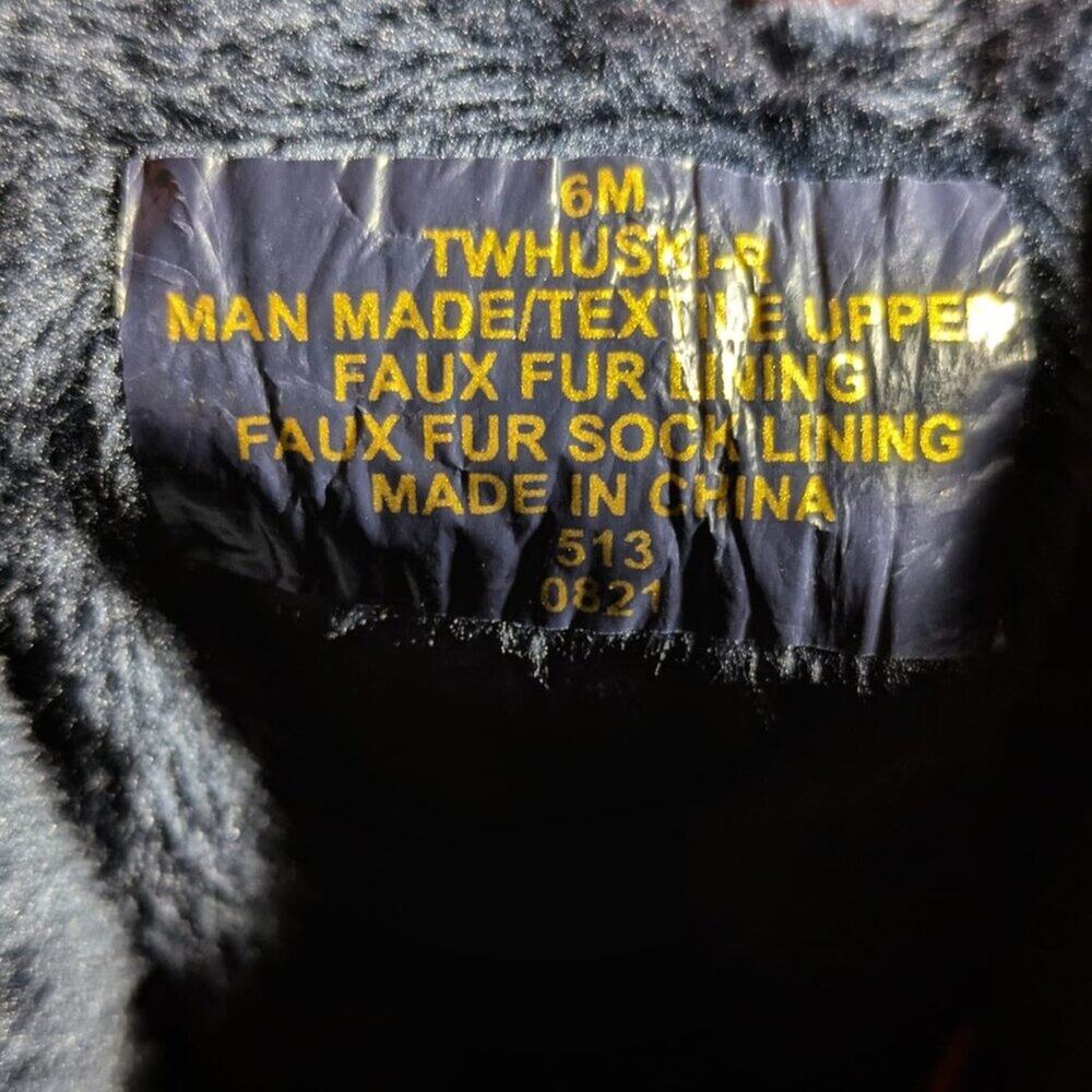 Tommy Hilfiger Duck Boots Brown Tan Leather Red Plaid W/ Strap Women's size 6 - Picture 7 of 7